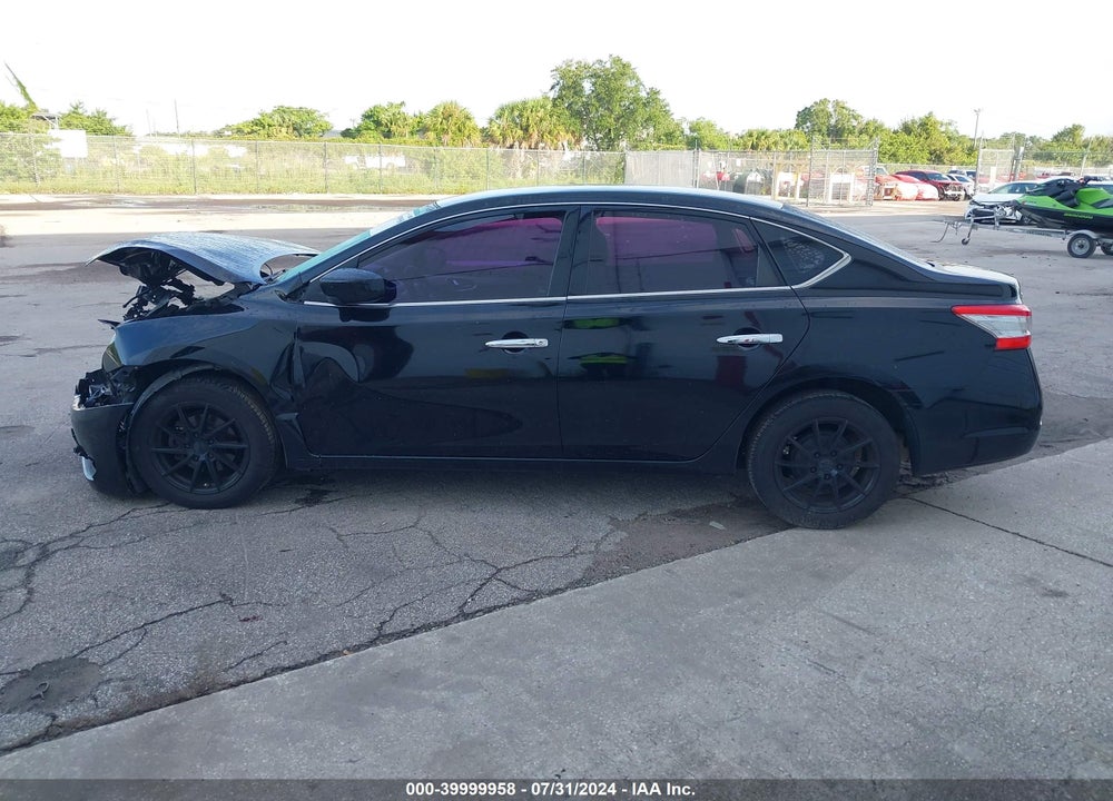 2014 NISSAN SENTRA S VIN: 3N1AB7AP8EY212289