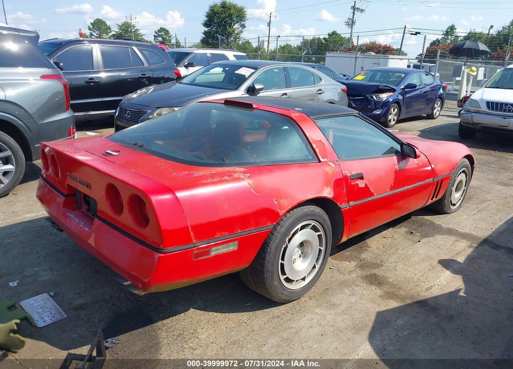 1986 CHEVROLET CORVETTE VIN: 1G1YY0788G5118603