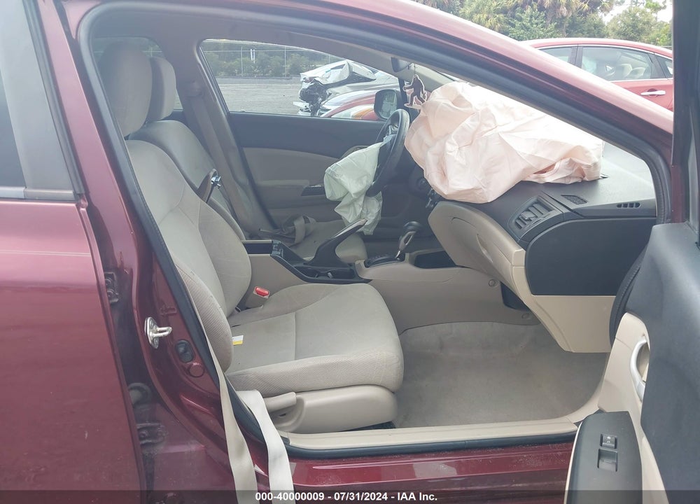 2012 HONDA CIVIC LX VIN: 19XFB2F59CE072006