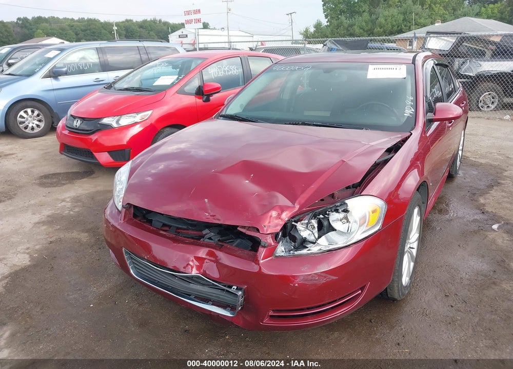 2008 CHEVROLET IMPALA LT VIN: 2G1WV58N681355921