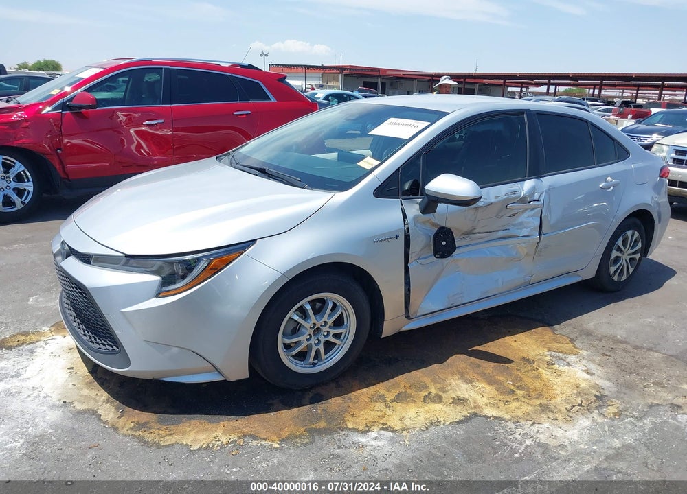 2021 TOYOTA COROLLA HYBRID LE VIN: JTDEAMDE6MJ013609