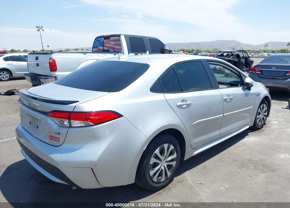 2021 TOYOTA COROLLA HYBRID LE VIN: JTDEAMDE6MJ013609