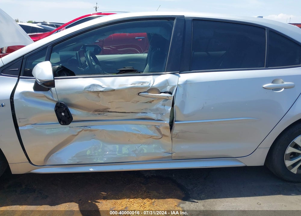 2021 TOYOTA COROLLA HYBRID LE VIN: JTDEAMDE6MJ013609