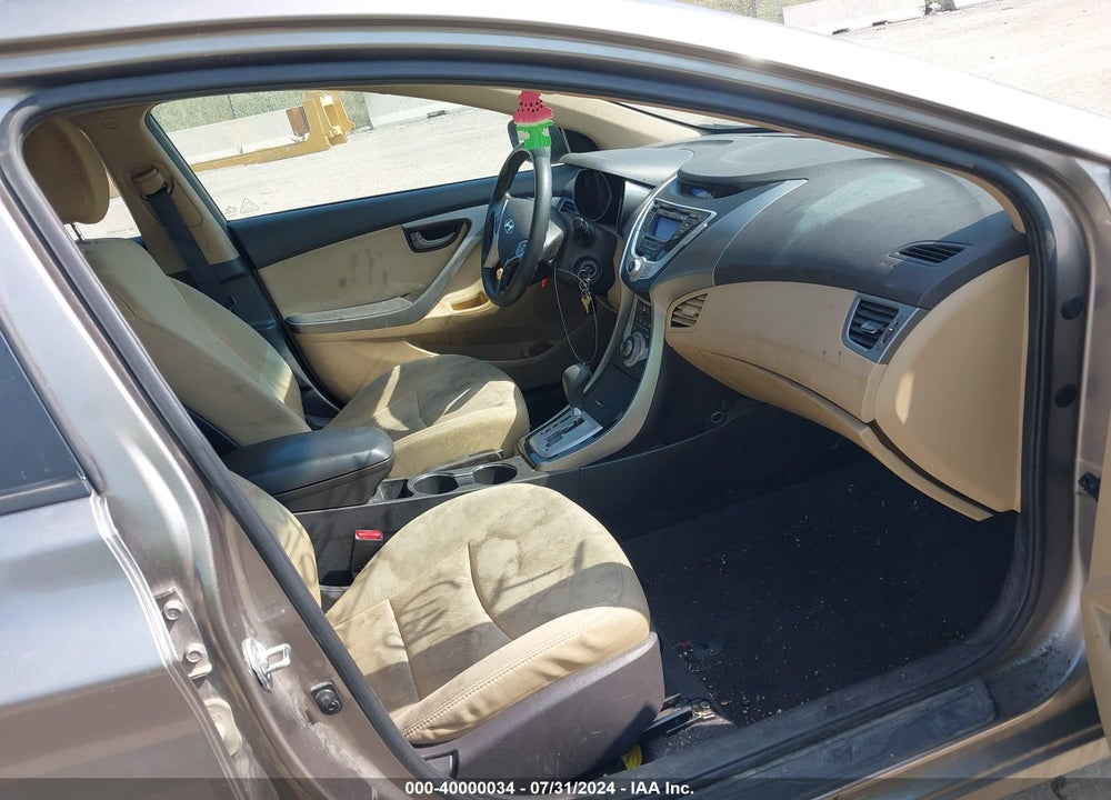 2012 HYUNDAI ELANTRA GLS VIN: 5NPDH4AEXCH151012