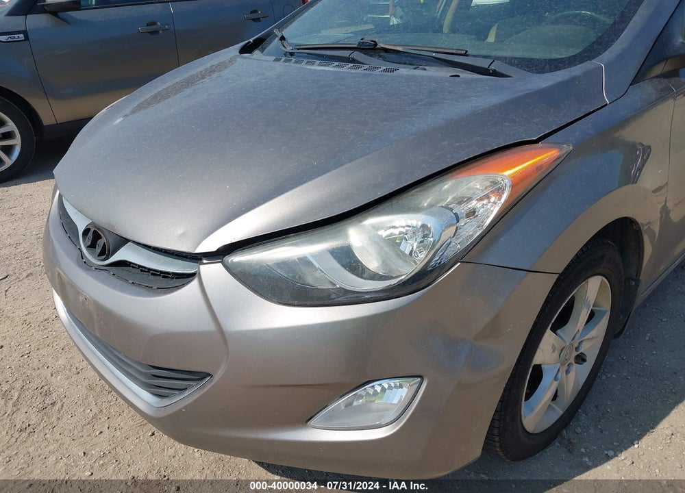 2012 HYUNDAI ELANTRA GLS VIN: 5NPDH4AEXCH151012