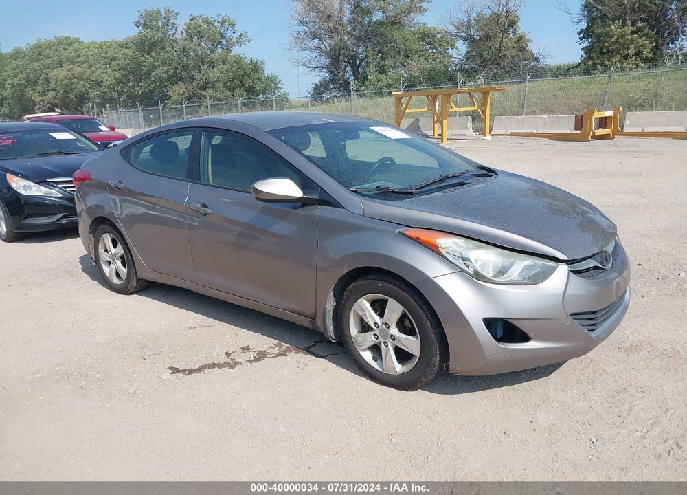 2012 HYUNDAI ELANTRA GLS VIN: 5NPDH4AEXCH151012