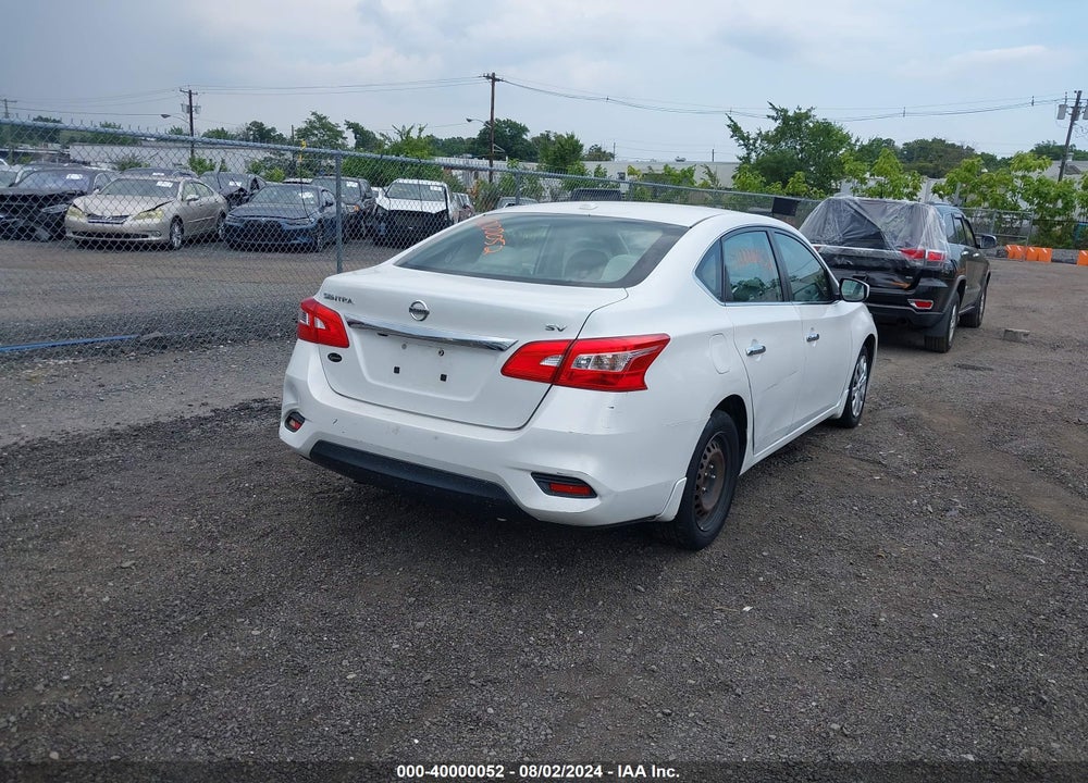 2016 NISSAN SENTRA SV VIN: 3N1AB7AP1GY245010