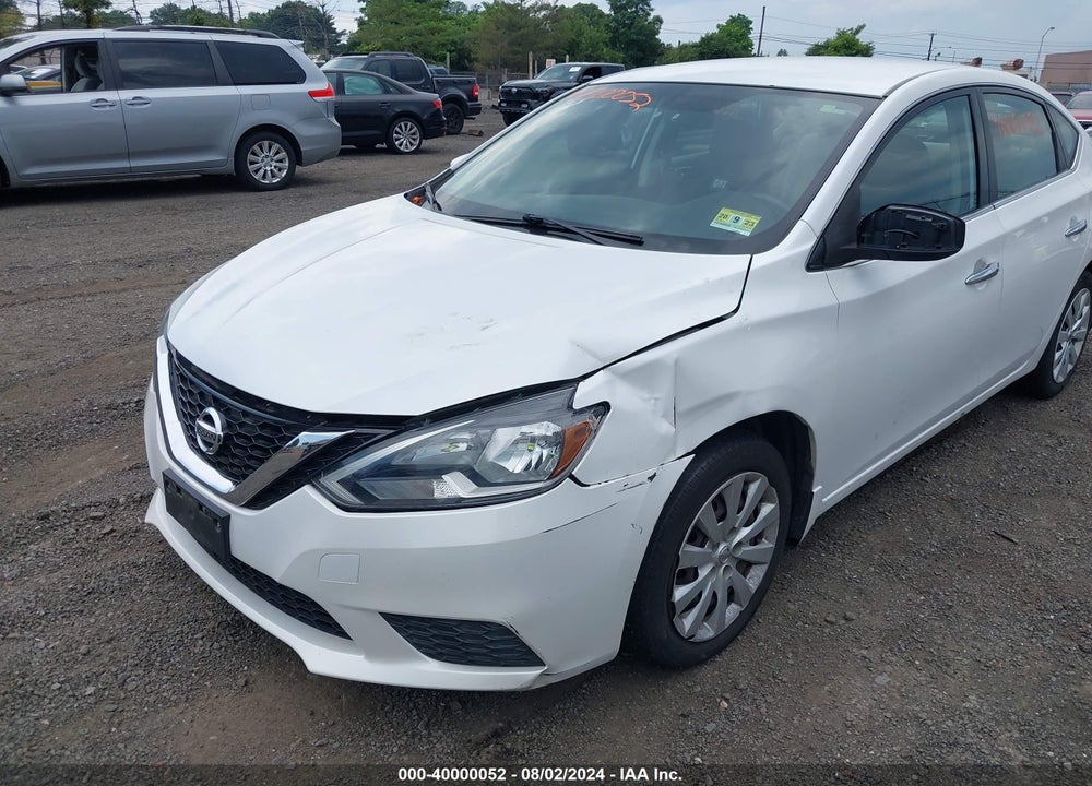 2016 NISSAN SENTRA SV VIN: 3N1AB7AP1GY245010