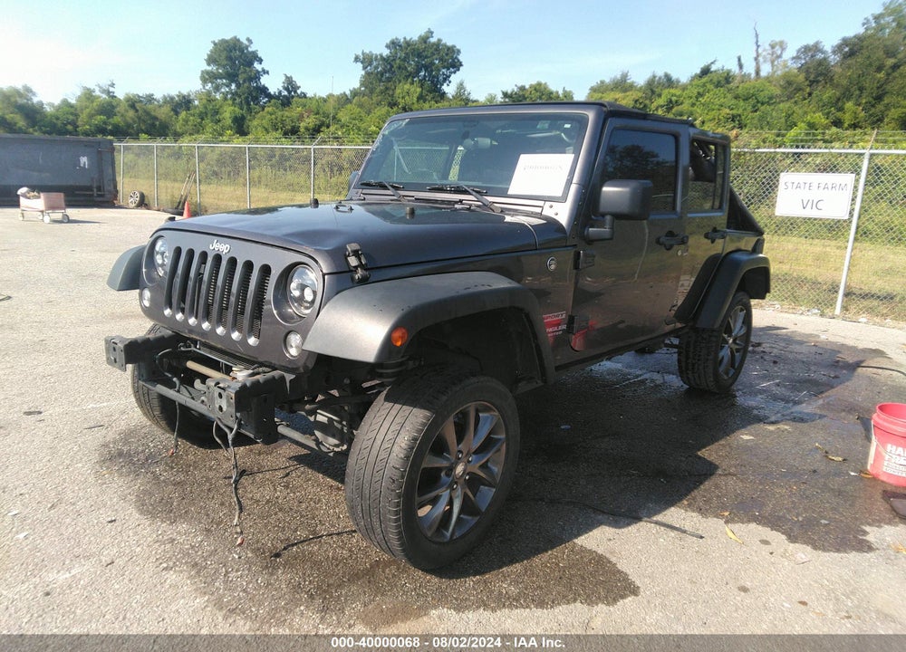 2016 JEEP WRANGLER UNLIMITED SPORT VIN: 1C4BJWDGXGL226135