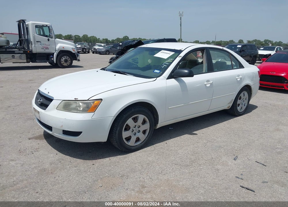 2008 HYUNDAI SONATA GLS VIN: 5NPET46C18H384794