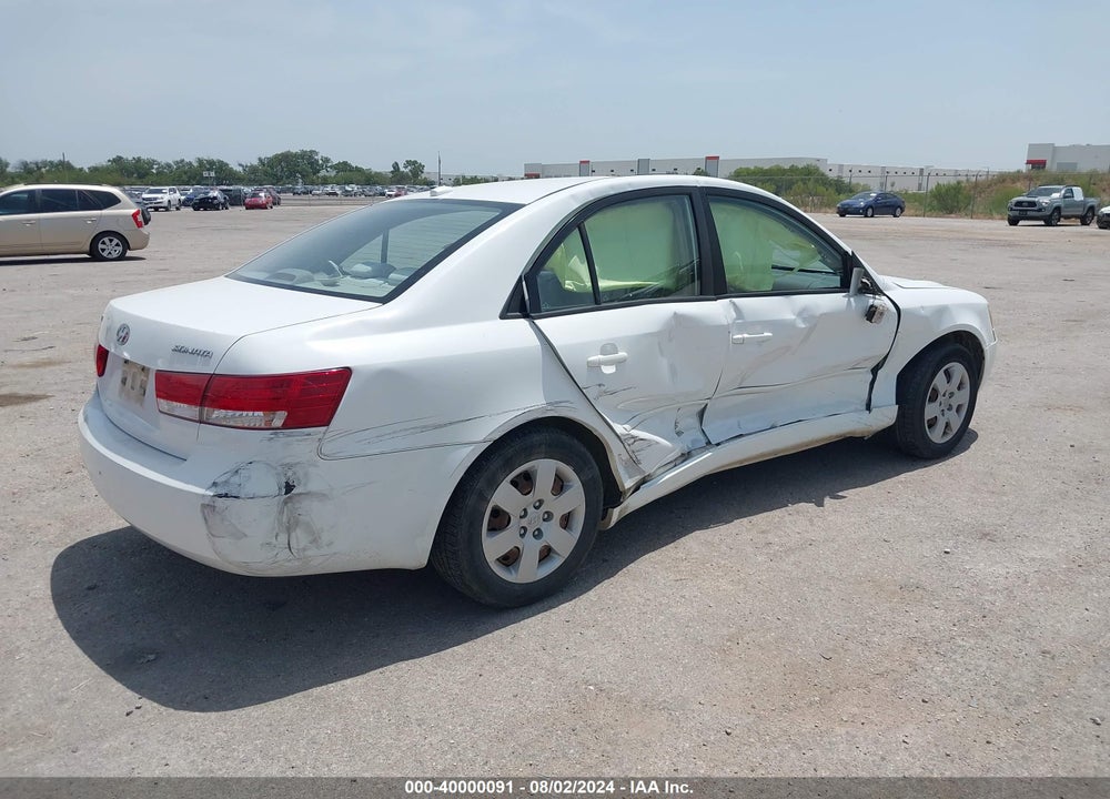 2008 HYUNDAI SONATA GLS VIN: 5NPET46C18H384794
