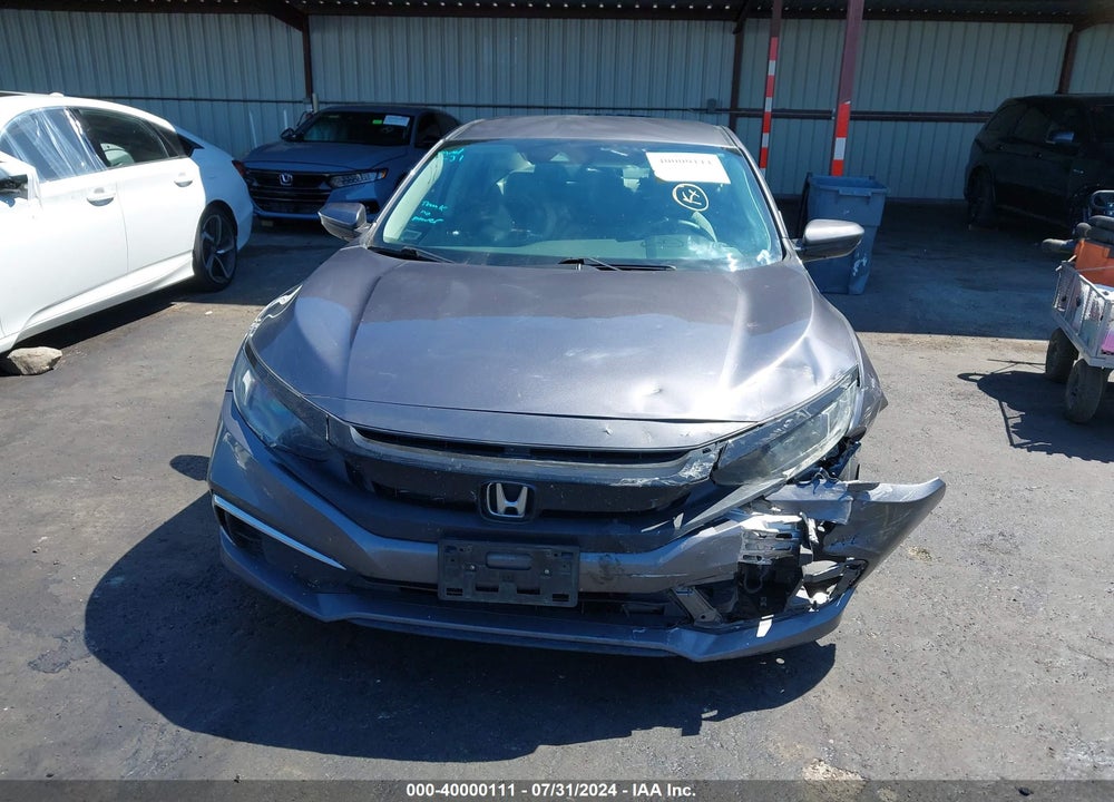 2019 HONDA CIVIC LX VIN: 19XFC2F61KE212389