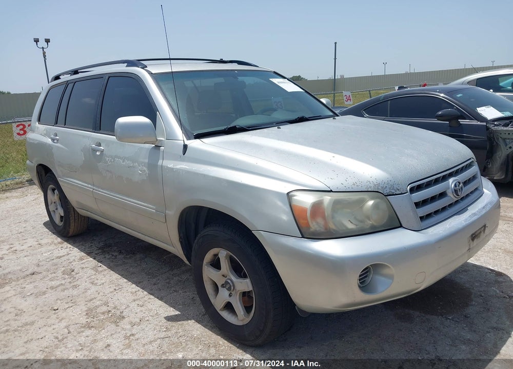 2007 TOYOTA HIGHLANDER V6 VIN: JTEDP21A470141854