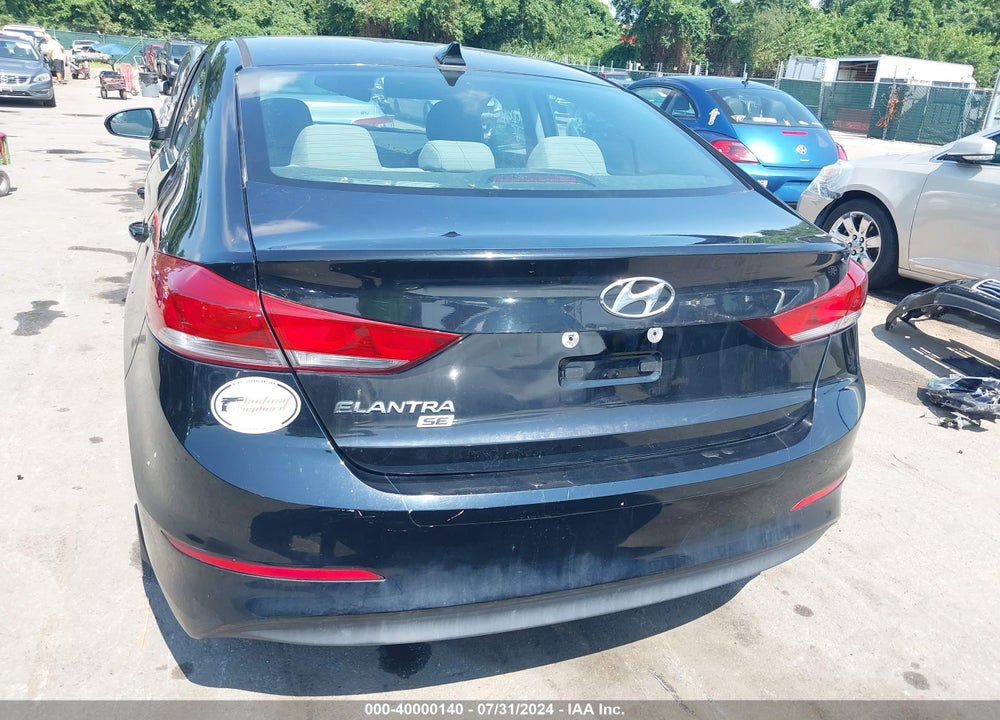 2017 HYUNDAI ELANTRA SE VIN: KMHD74LF9HU431859
