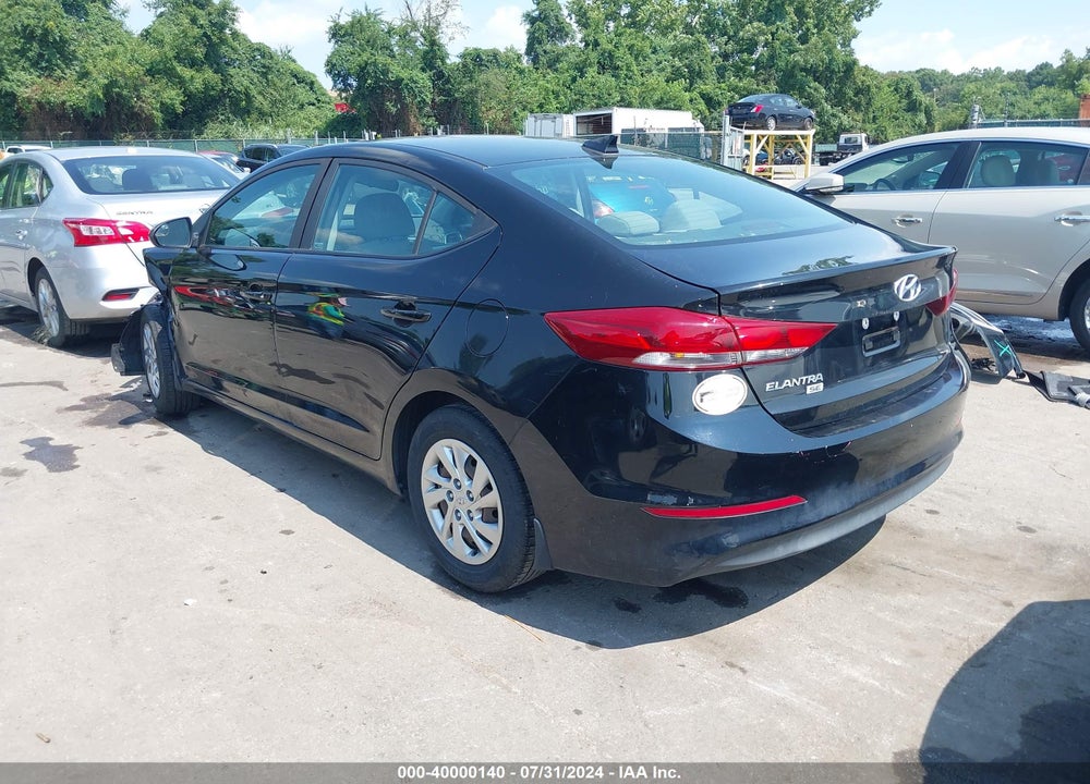 2017 HYUNDAI ELANTRA SE VIN: KMHD74LF9HU431859
