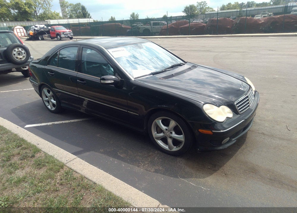 2005 MERCEDES-BENZ C 230 KOMPRESSOR SPORT VIN: WDBRF40JX5A803713