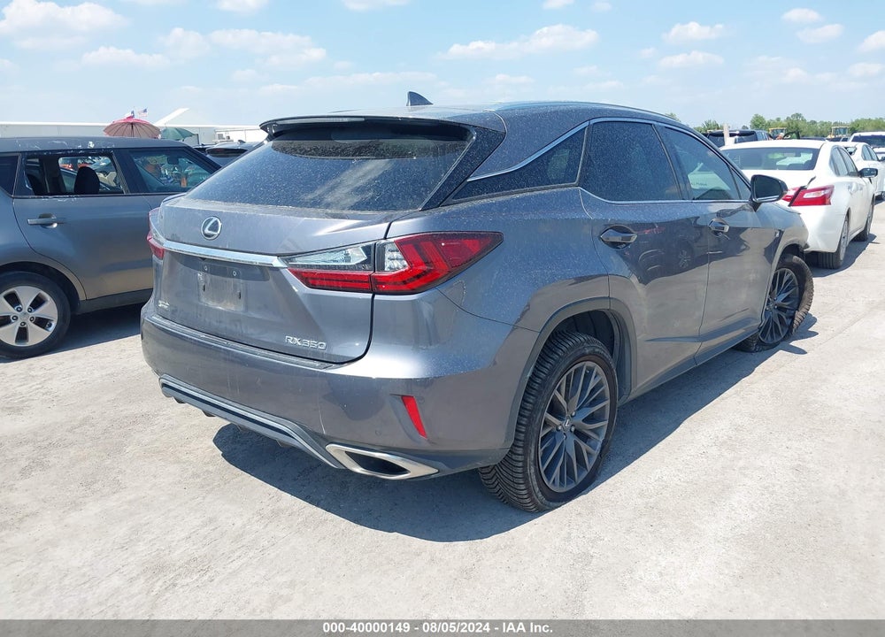 2017 LEXUS RX 350 F-SPORT VIN: 2T2BZMCA3HC074925