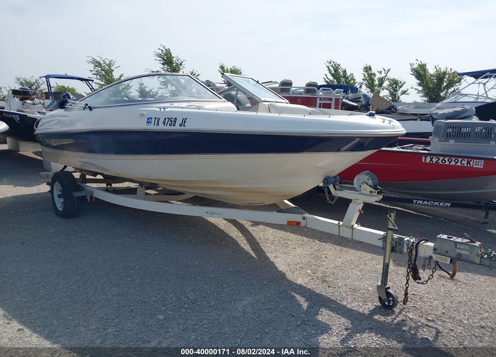 1999 BAYLINER BOAT AND TRAILER VIN: USHG02CSE999