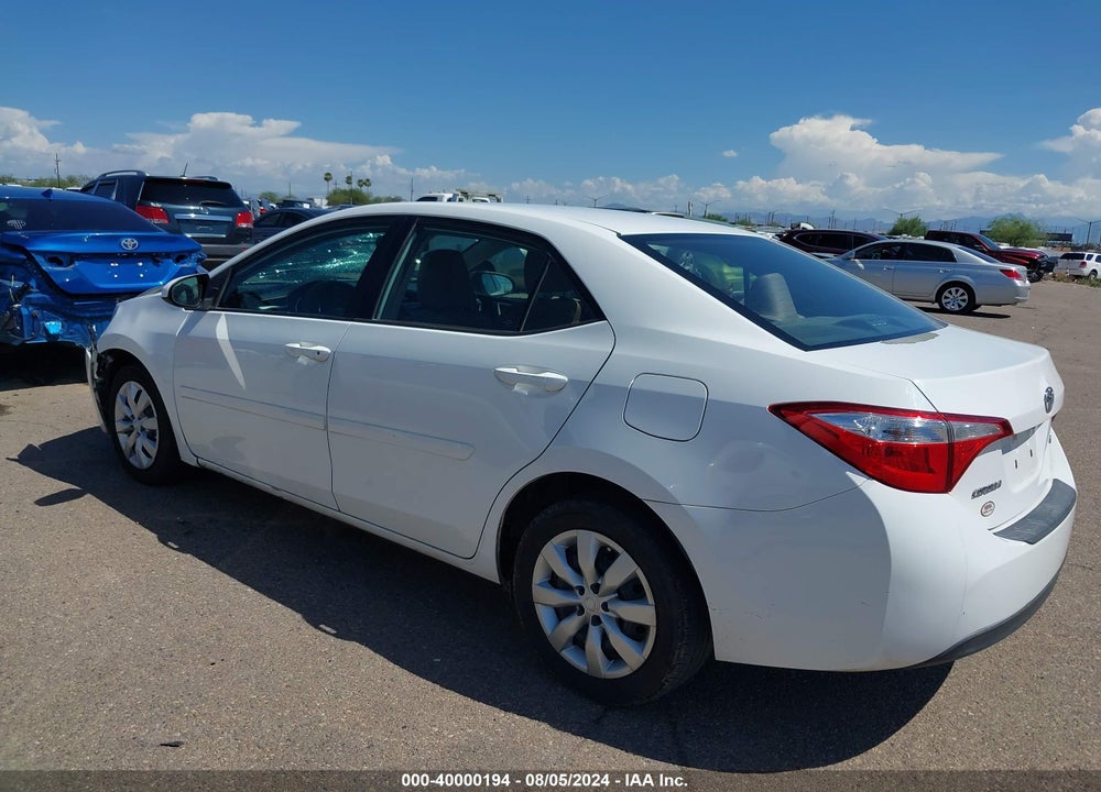 2015 TOYOTA COROLLA L/LE/LE PLUS/LE PREMIUM/S/S PLUS/S PREMIUM VIN: 5YFBURHE5FP272950