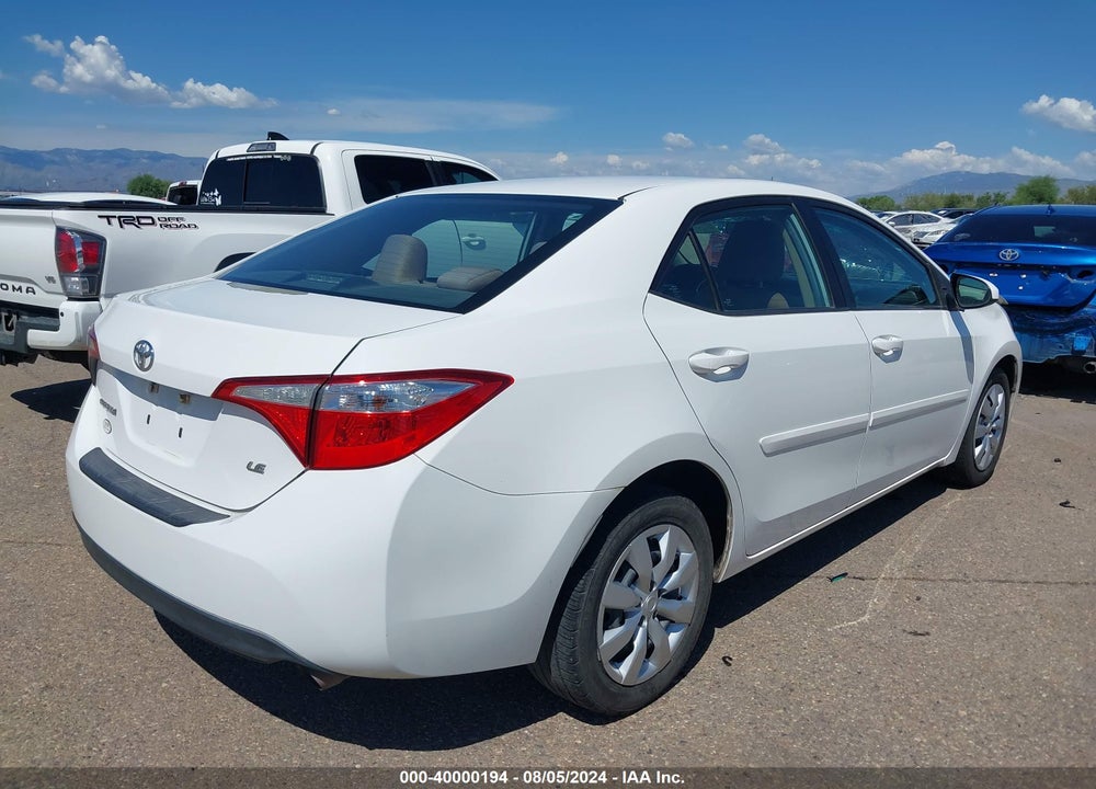 2015 TOYOTA COROLLA L/LE/LE PLUS/LE PREMIUM/S/S PLUS/S PREMIUM VIN: 5YFBURHE5FP272950