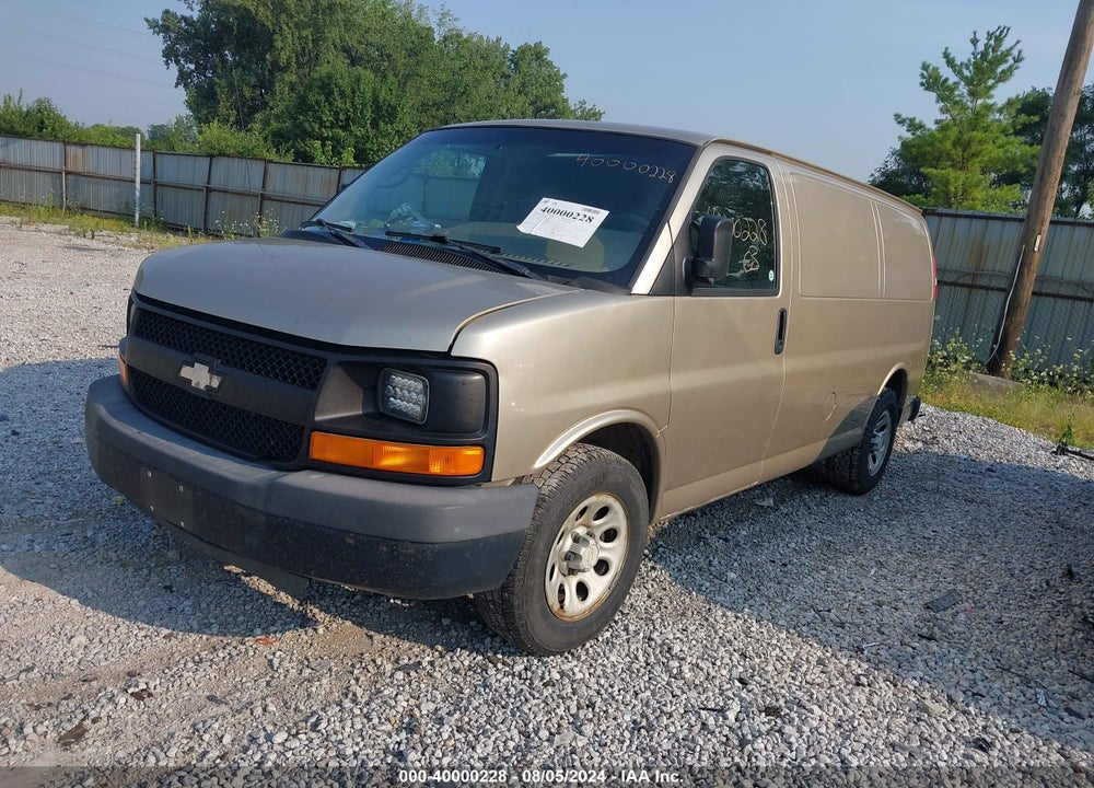 2009 CHEVROLET EXPRESS 1500 WORK VAN VIN: 1GCFG15X991157776
