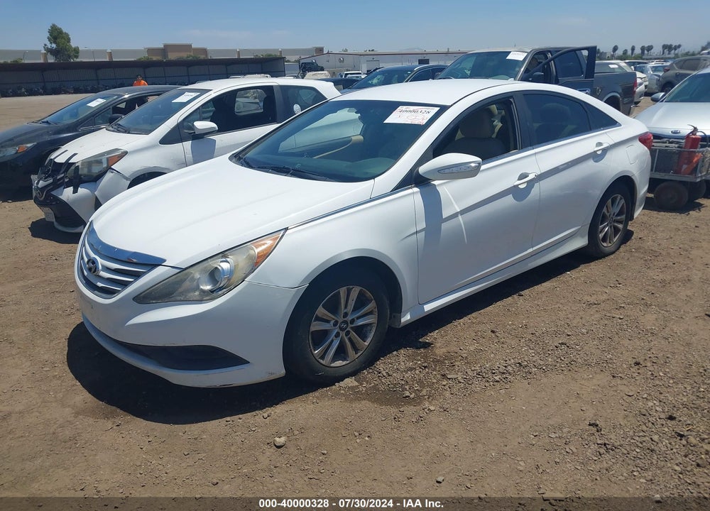 2014 HYUNDAI SONATA GLS VIN: 5NPEB4AC7EH863632