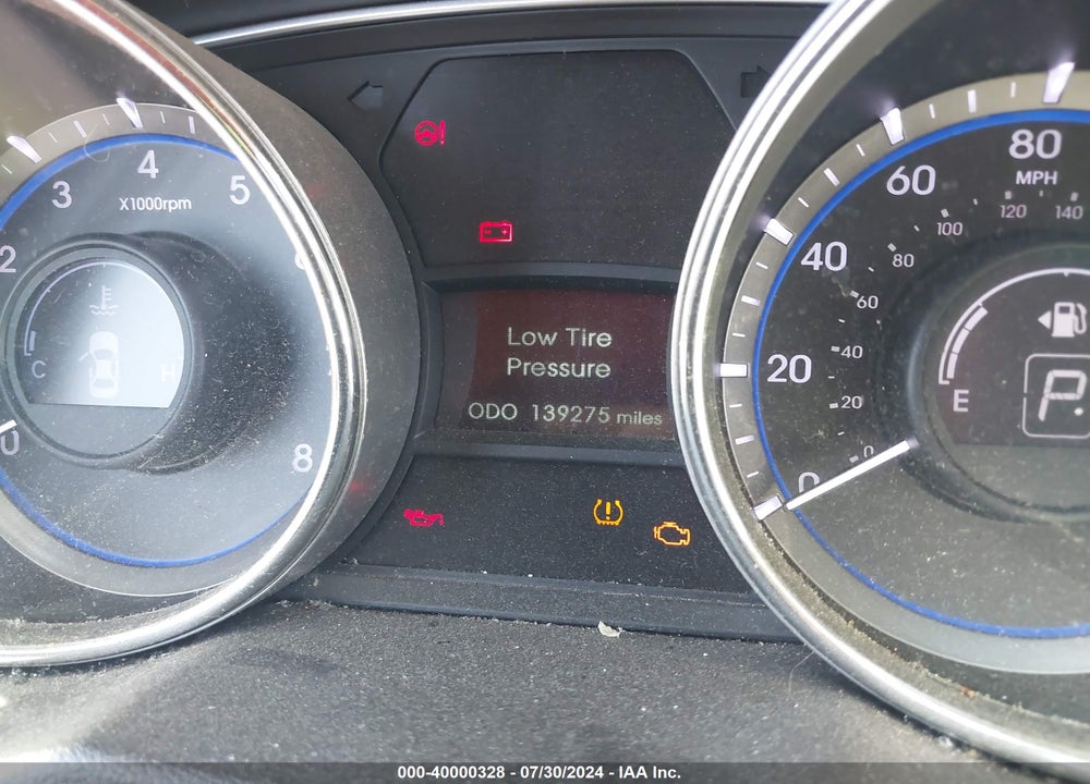 2014 HYUNDAI SONATA GLS VIN: 5NPEB4AC7EH863632