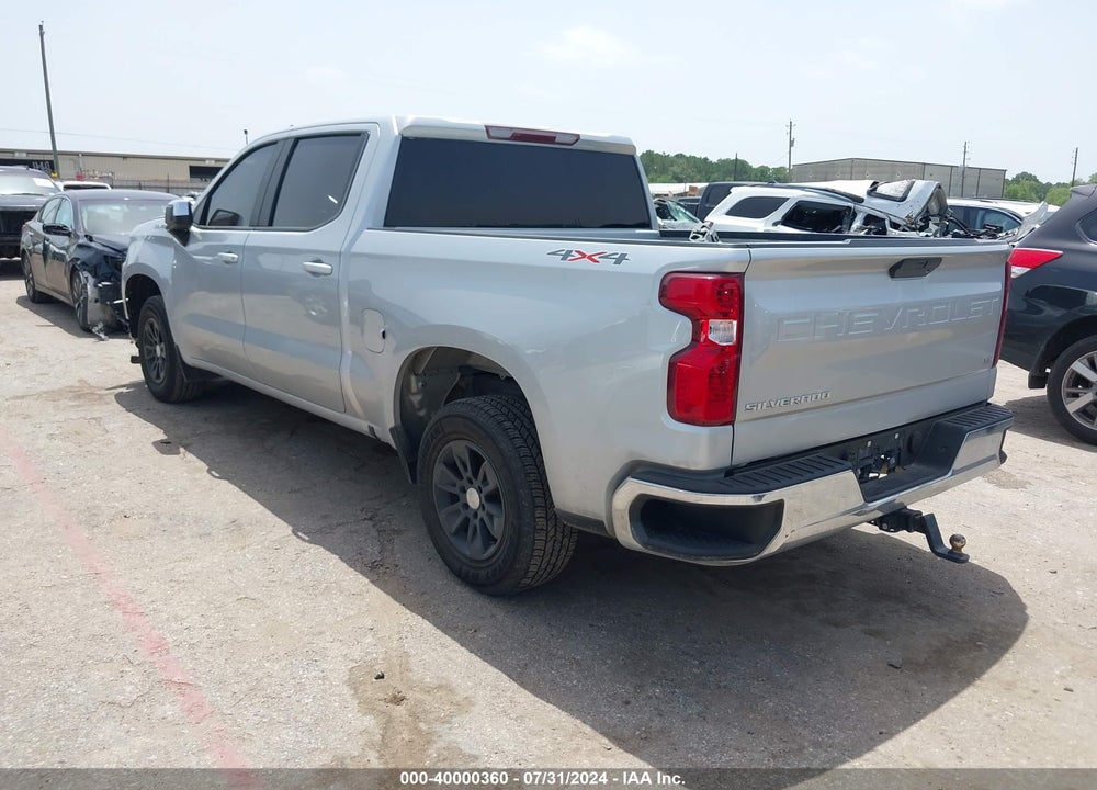 2021 CHEVROLET SILVERADO 1500 4WD SHORT BED LT VIN: 1GCUYDEDXMZ244821