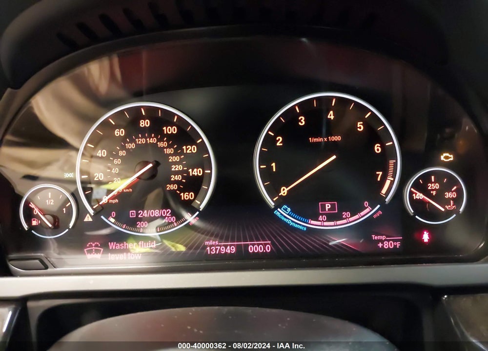 2013 BMW 740LI XDRIVE VIN: WBAYF4C59DDE23979