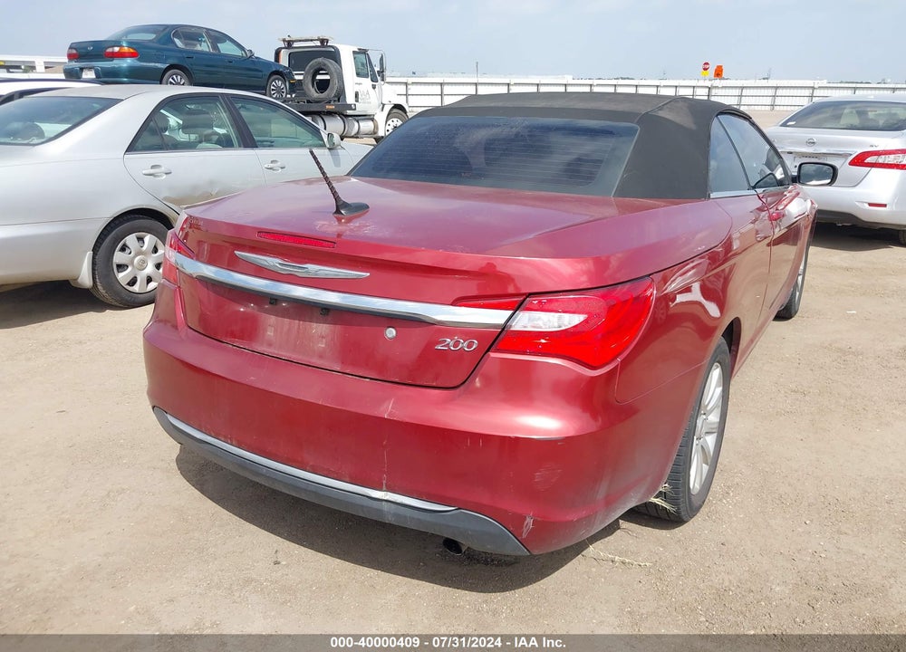 2013 CHRYSLER 200 TOURING VIN: 1C3BCBEB3DN526660