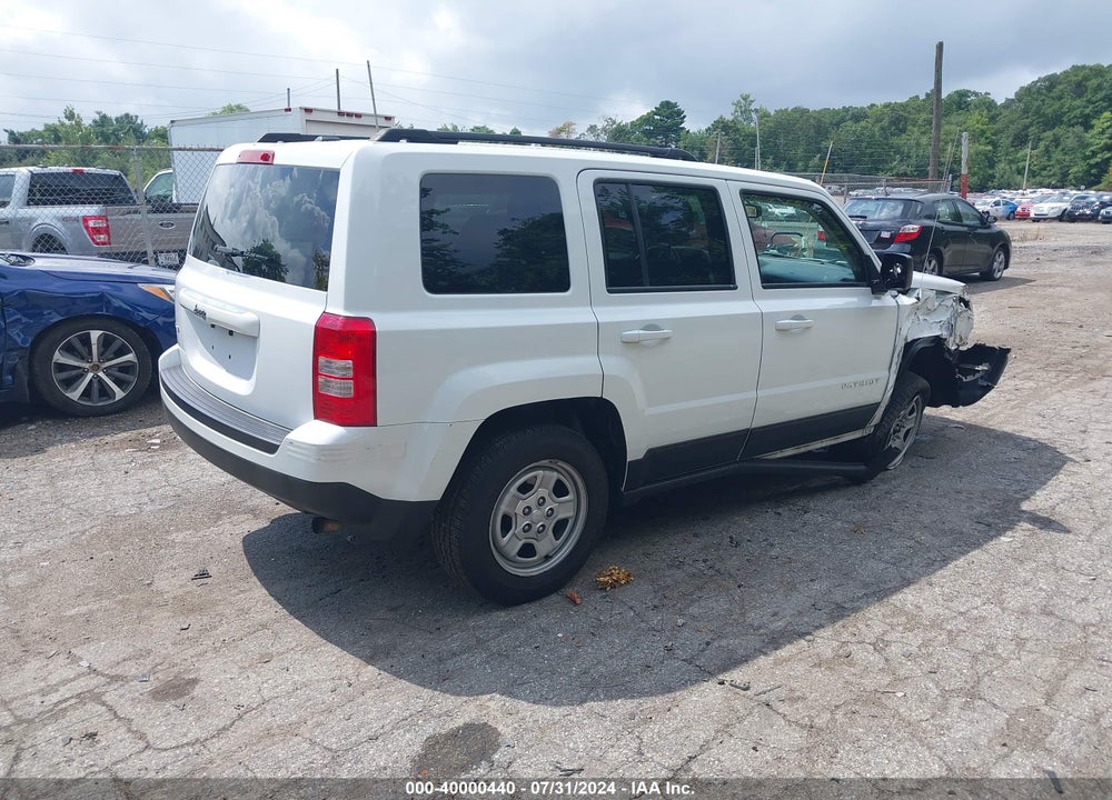 2016 JEEP PATRIOT SPORT VIN: 1C4NJRBB5GD797919