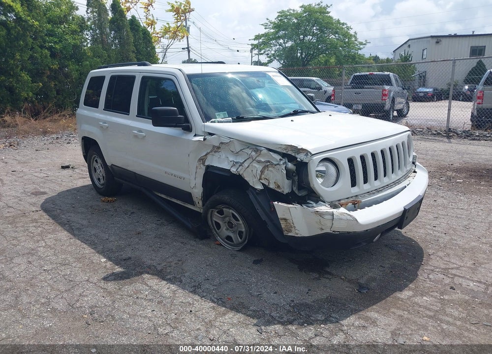2016 JEEP PATRIOT SPORT VIN: 1C4NJRBB5GD797919