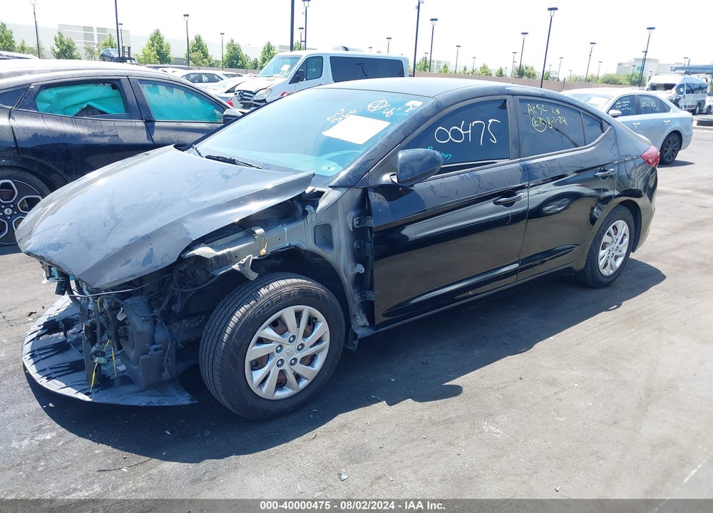 2017 HYUNDAI ELANTRA SE VIN: KMHD74LF3HU156344