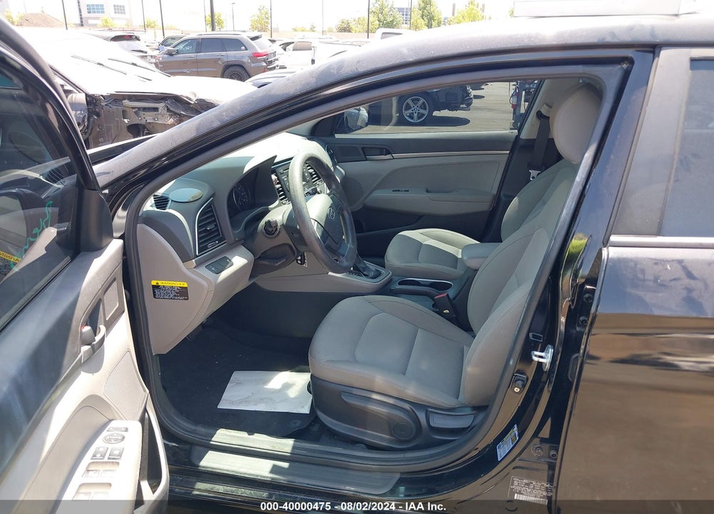 2017 HYUNDAI ELANTRA SE VIN: KMHD74LF3HU156344