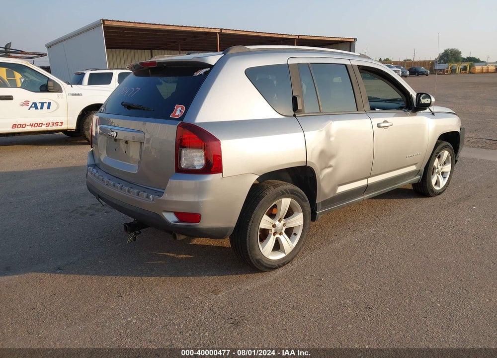 2016 JEEP COMPASS LATITUDE VIN: 1C4NJDEBXGD616781