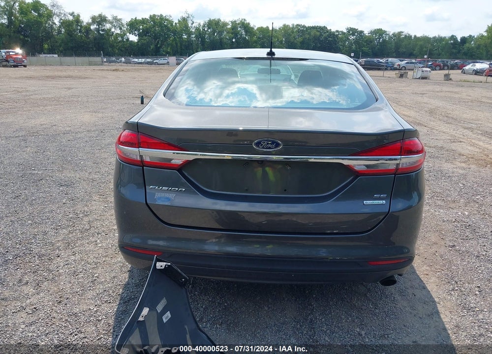 2018 FORD FUSION SE VIN: 3FA6P0HDXJR252049