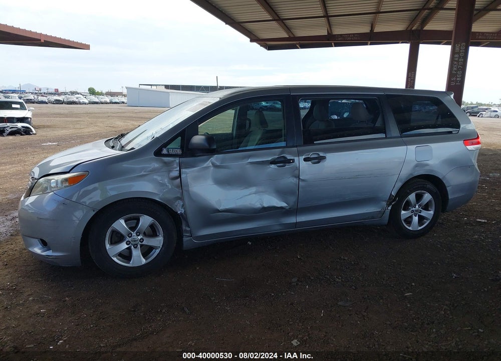 2013 TOYOTA SIENNA L V6 7 PASSENGER VIN: 5TDZK3DC7DS360859