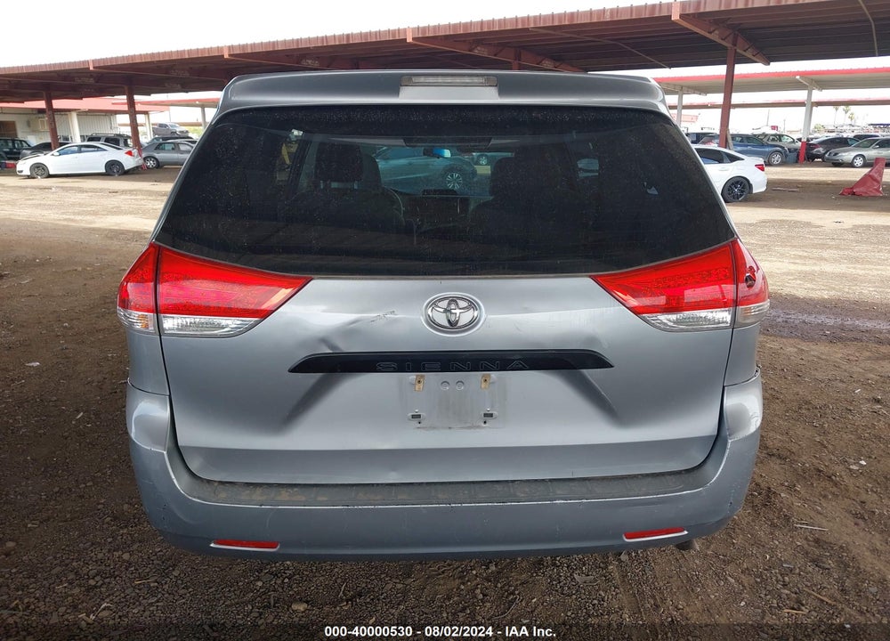 2013 TOYOTA SIENNA L V6 7 PASSENGER VIN: 5TDZK3DC7DS360859