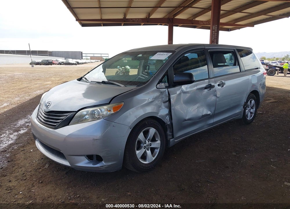 2013 TOYOTA SIENNA L V6 7 PASSENGER VIN: 5TDZK3DC7DS360859