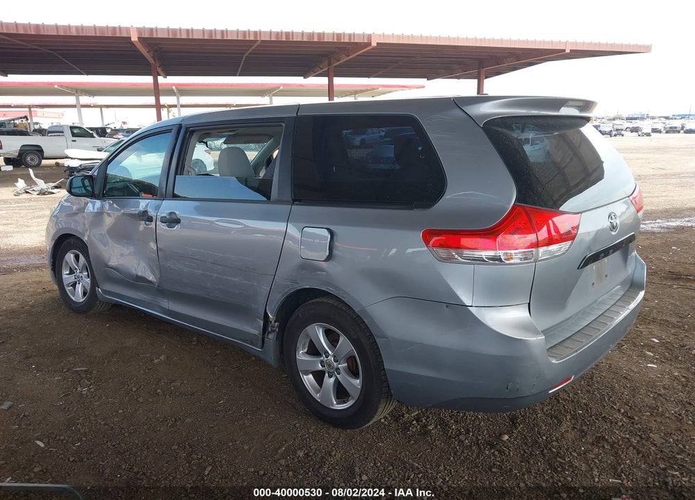 2013 TOYOTA SIENNA L V6 7 PASSENGER VIN: 5TDZK3DC7DS360859