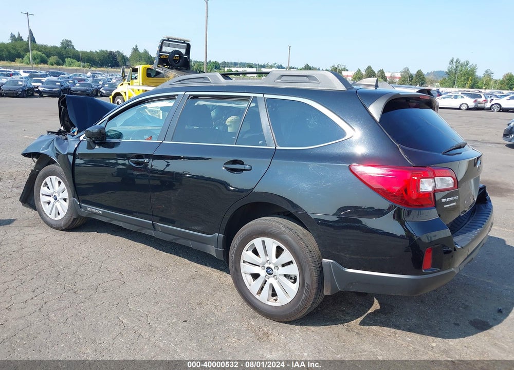 2017 SUBARU OUTBACK 2.5I PREMIUM VIN: 4S4BSADC4H3400176