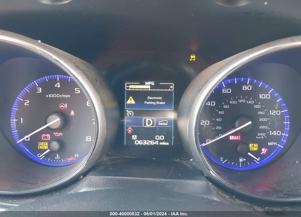 2017 SUBARU OUTBACK 2.5I PREMIUM VIN: 4S4BSADC4H3400176