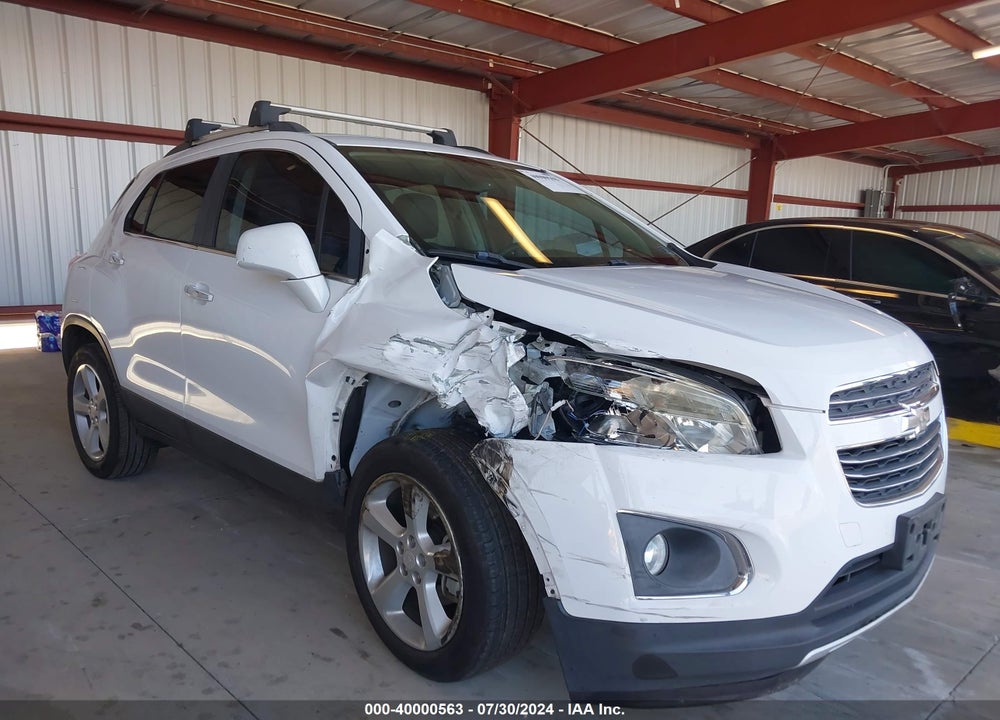 2016 CHEVROLET TRAX LTZ VIN: 3GNCJMSB2GL127093