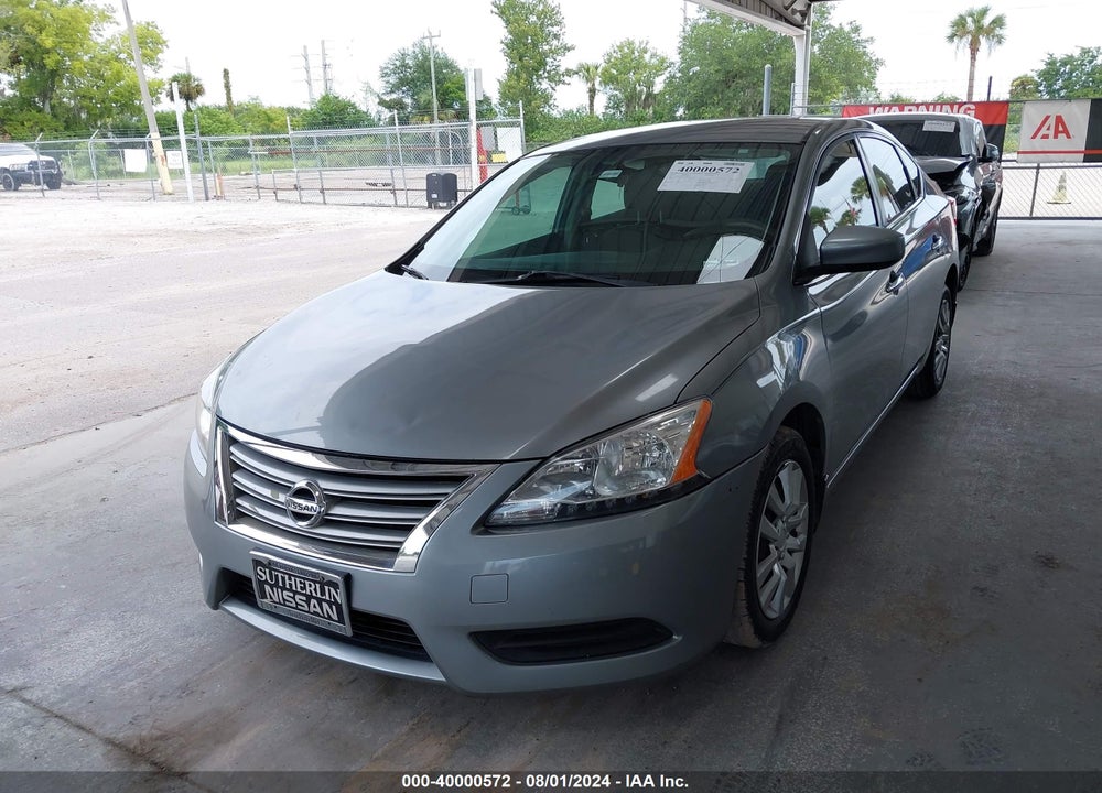 2013 NISSAN SENTRA S VIN: 3N1AB7AP1DL766639