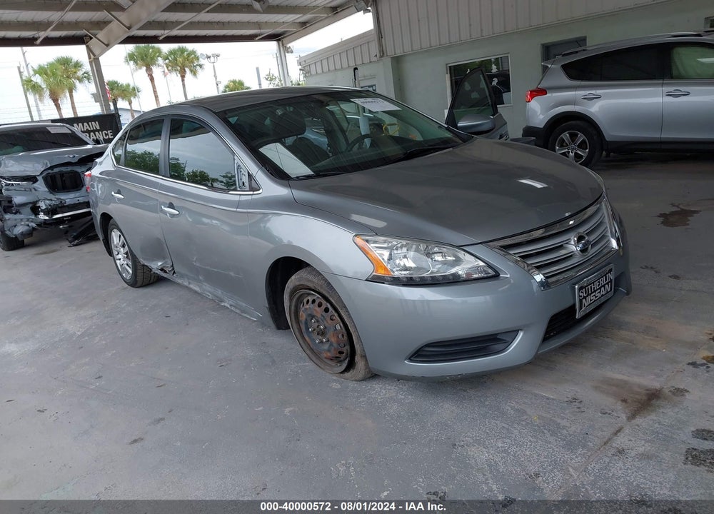 2013 NISSAN SENTRA S VIN: 3N1AB7AP1DL766639