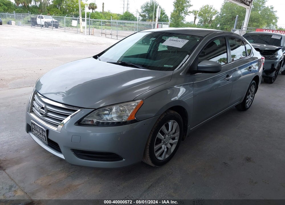 2013 NISSAN SENTRA S VIN: 3N1AB7AP1DL766639