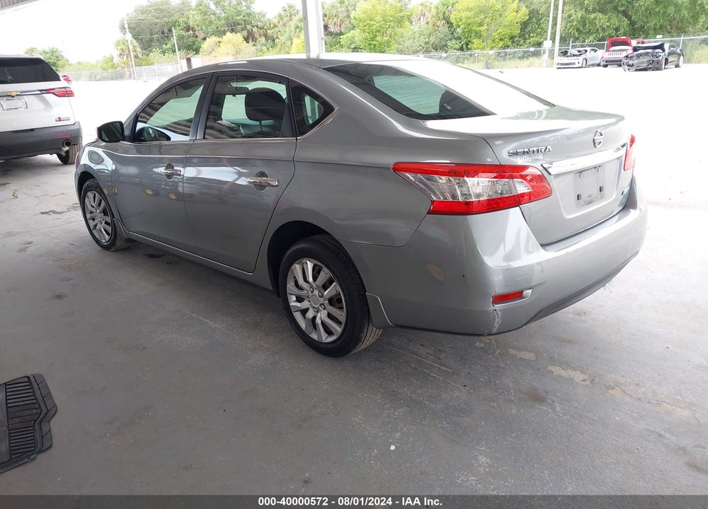 2013 NISSAN SENTRA S VIN: 3N1AB7AP1DL766639