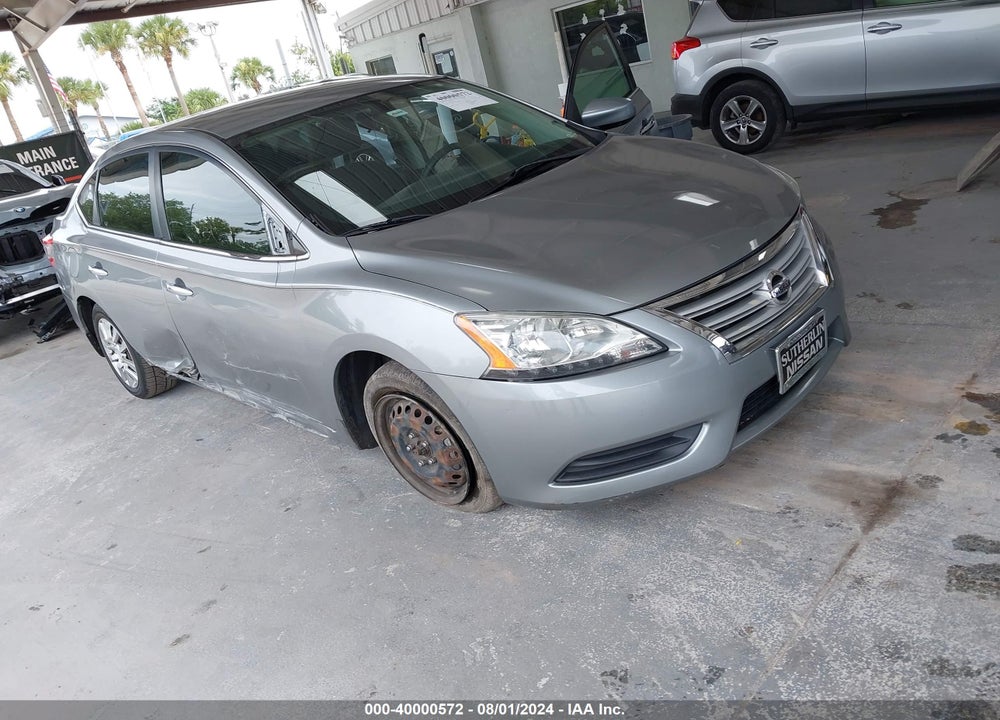 2013 NISSAN SENTRA S VIN: 3N1AB7AP1DL766639