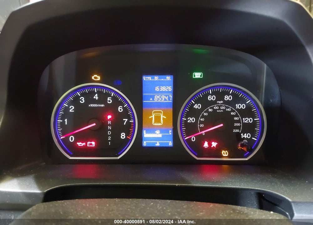 2011 HONDA CR-V LX VIN: 5J6RE4H35BL044456