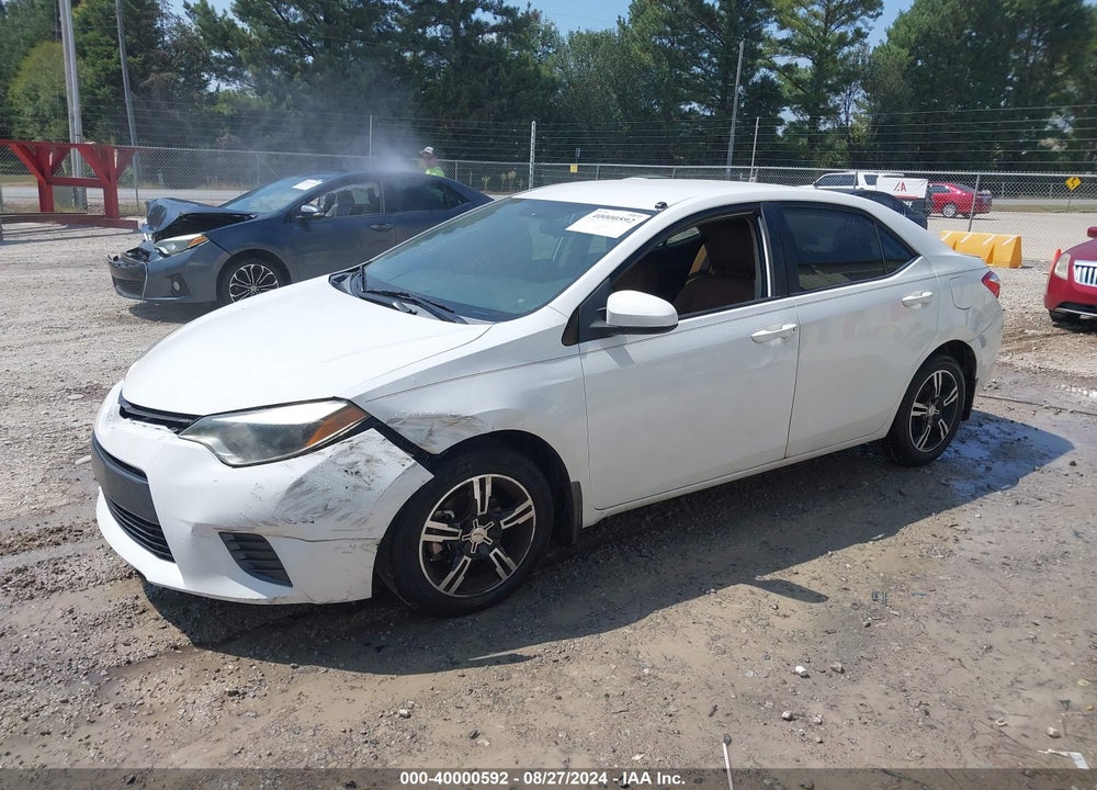 2015 TOYOTA COROLLA LE VIN: 2T1BURHE8FC472110